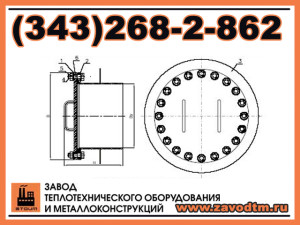 Люк-Лаз ЛЛ круглый чертеж